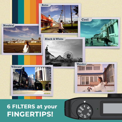 Screen-Free Digital Camera with Filters